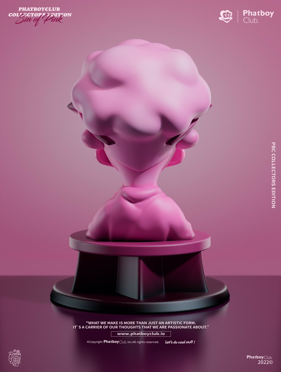 phatboyclub's tweet photo. PhatboyClub Sin of Pink Edition

PhatboyClub is coming soon

#PhatboyClub
#NFT
#NFTCommunity
#Discord
#OpenSeaNFT
#NFTProject https://t.co/mC2cScm5zz