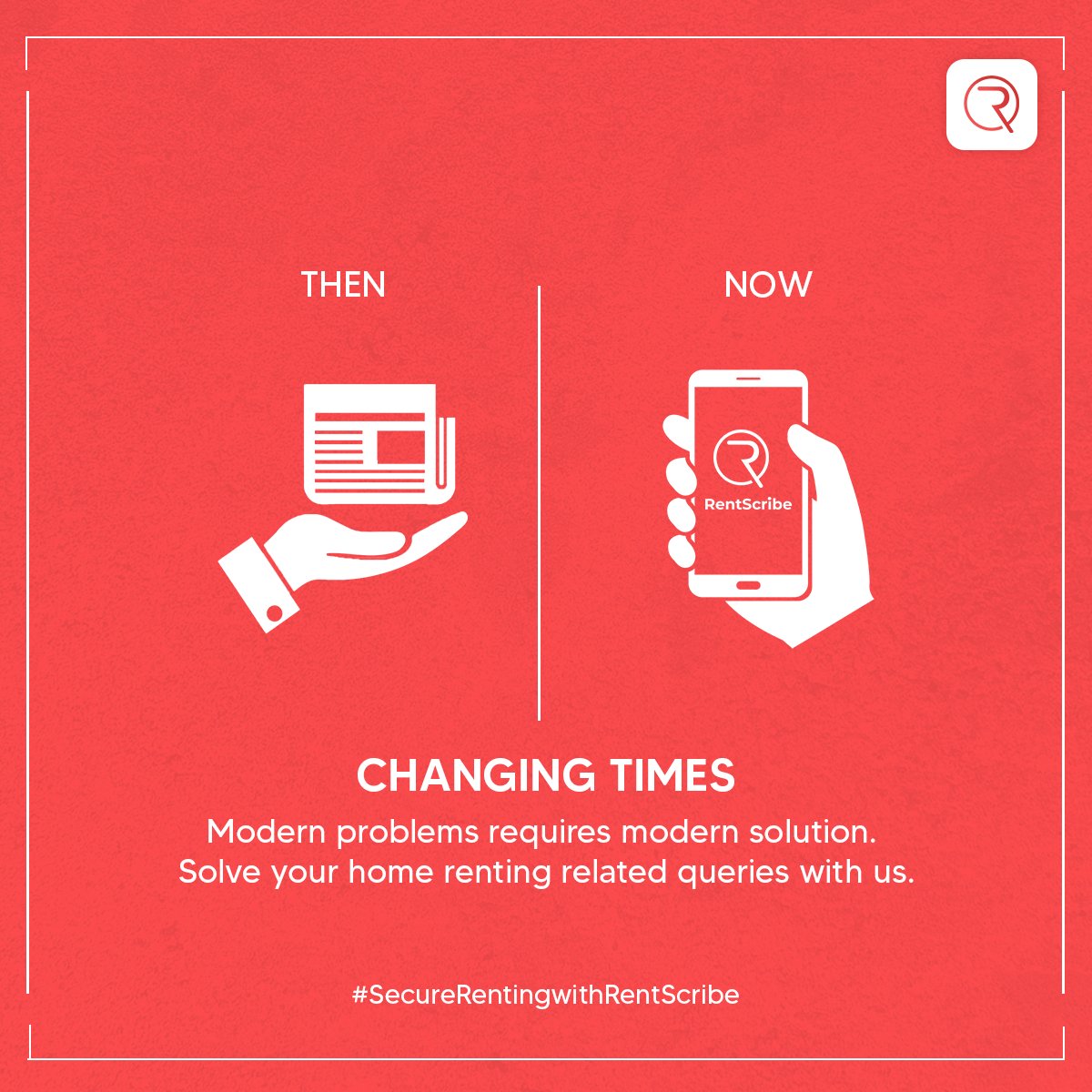 RentScribeApp's tweet photo. Modern problems require modern solutions. Renting the ideal apartment is a significant decision because it influences your life and way of living. 

#RentScribe #nobrokerage #onlinerenting #onlinepayment #RealEstate #ExplorePage https://t.co/La1siV6mK4