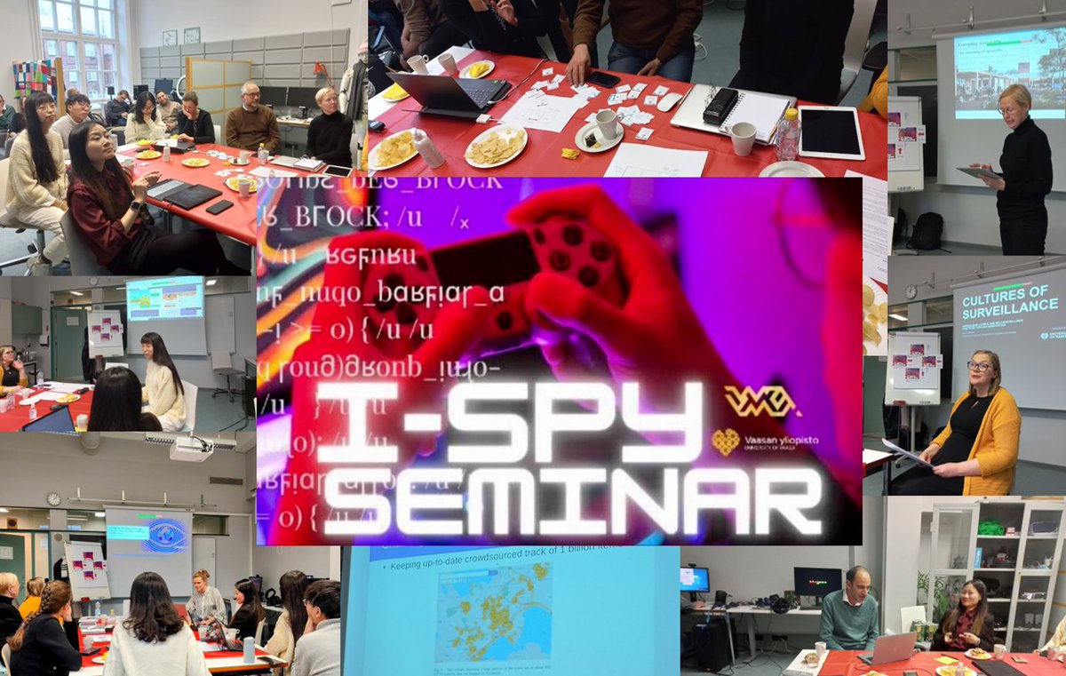 Privacy is a super pervasive topic! At the iSpy seminar we had brilliant presentations on privacy in gaming, consumption, design, HCI, regulation and social psychology #privacy #privacymatters #Digital #ai #gaming #gamification