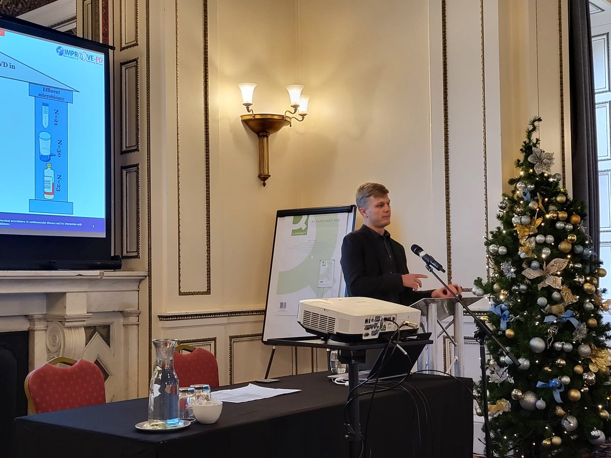 ImprovePd's tweet photo. We continue with our Academy in Keele. “The role of the intestinal microbiome in cardiovascular disease and peritoneal dialysis with alanyl-glutamine”. Robin Hoogenboom, Zytoprotec
#MSCA #EUresearch #H2020 https://t.co/mSFEMQhLeP