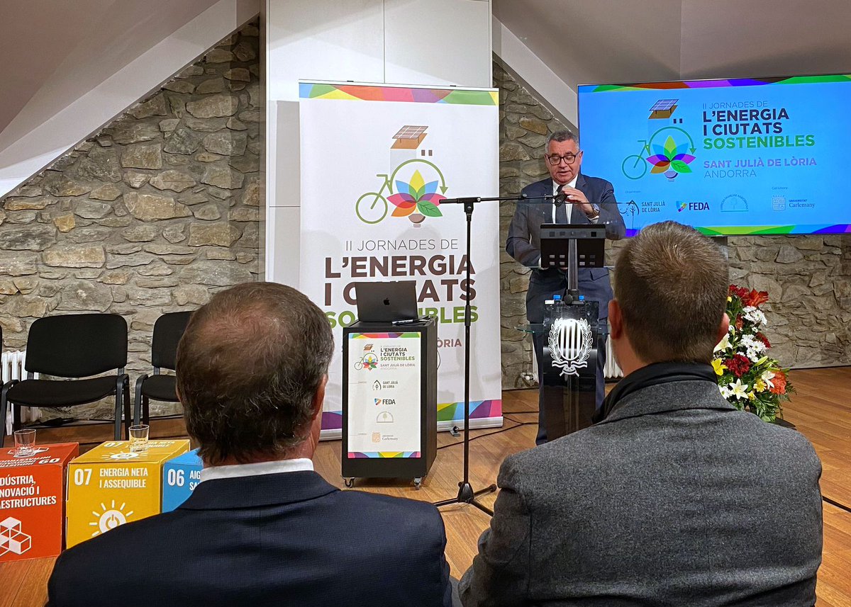 FEDA_Andorra's tweet image. Comencen les II Jornades de l'energia i ciutats sostenibles #JECS2022