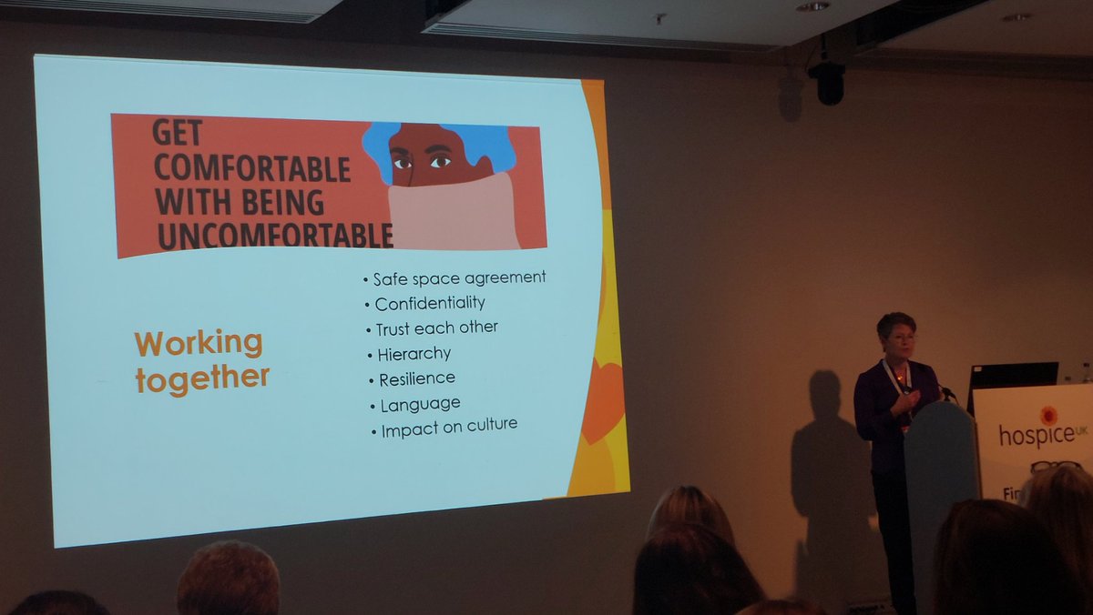 'Get comfortable with being uncomfortable' - challenges of introducing Resiliance Based Clinical Supervision into hospice settings. I can relate so much to this! Amazing to see the focus on RBCS at #HUKConf22