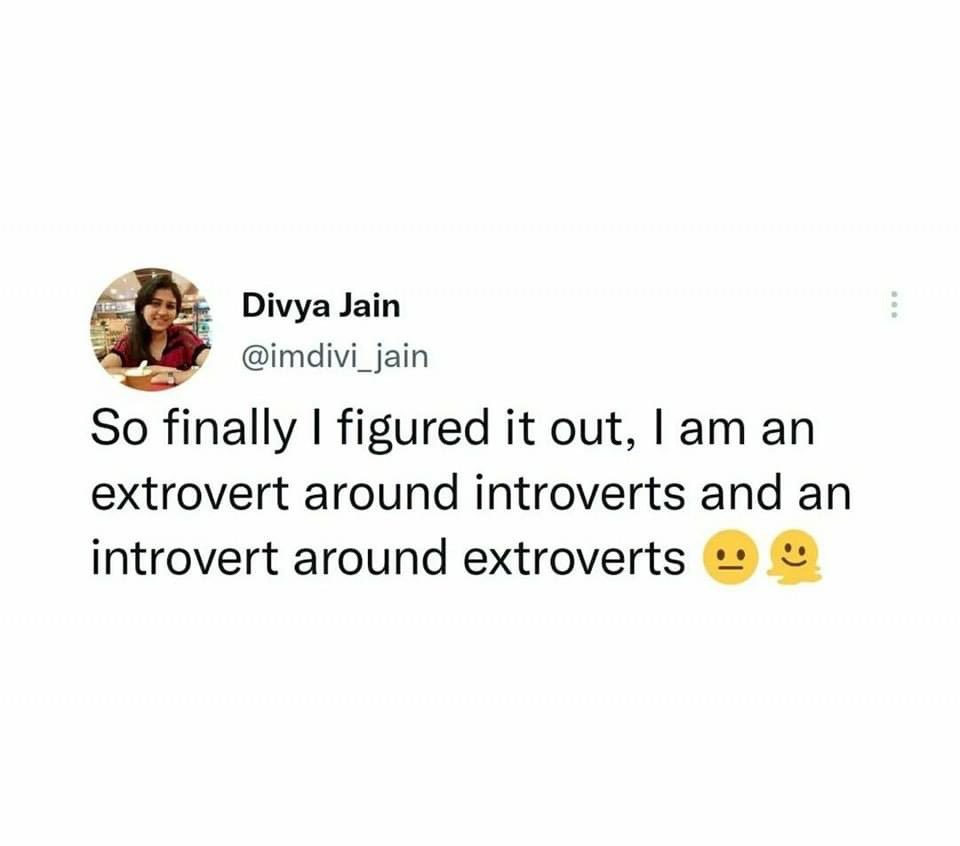 My personality type 😀