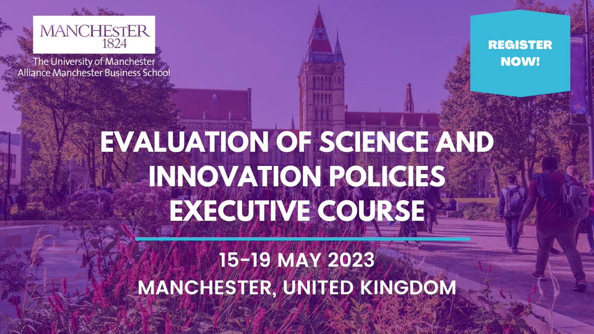 MIOIR's tweet photo. Are you interested in learning the key aspects of #STIPolicy evaluation and the most effective use of #EvaluationTools? Join us on 15-19 May 2023 for our executive course at @AllianceMBS
🚨Register before 28th Feb 2023 for a discounted fee! 🔗https://t.co/curO6f3yKL https://t.co/4Ee2B1Vnbx