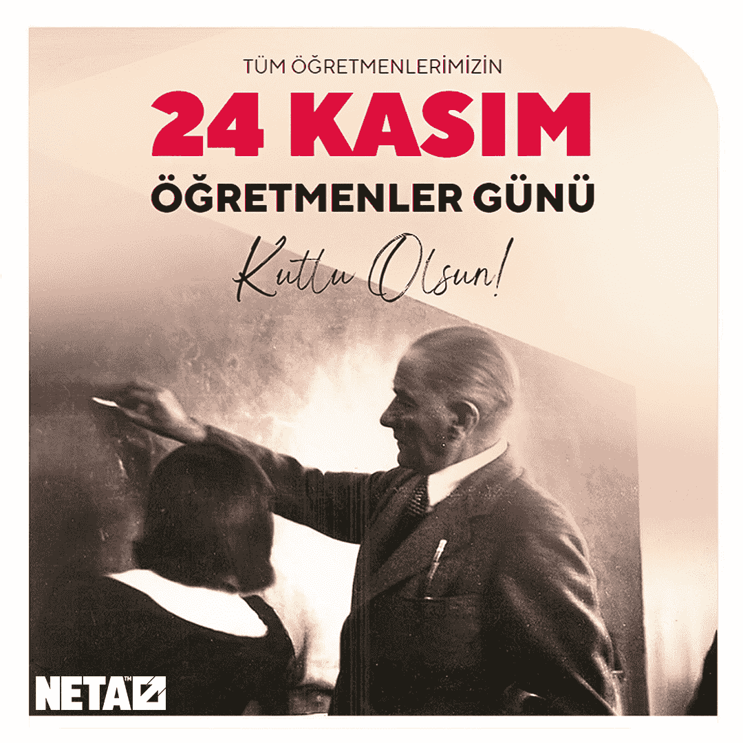 24 Kasım Öğretmenler Gününüz Kutlu Olsun.

#24Kasım  #netagroup  #öğretmen