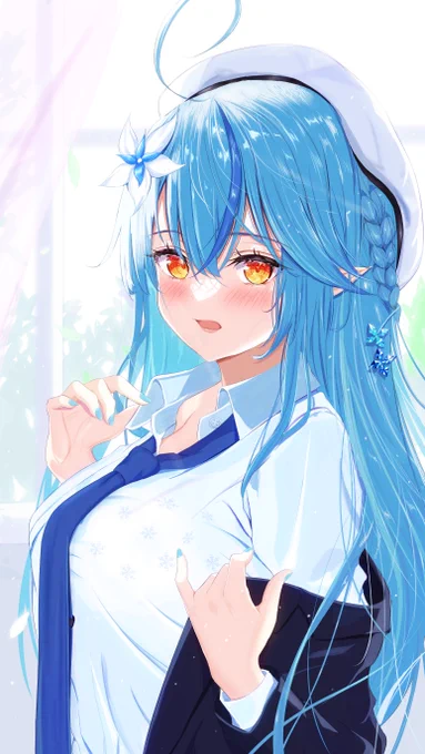 制服ラミィちゃん#LamyArt 