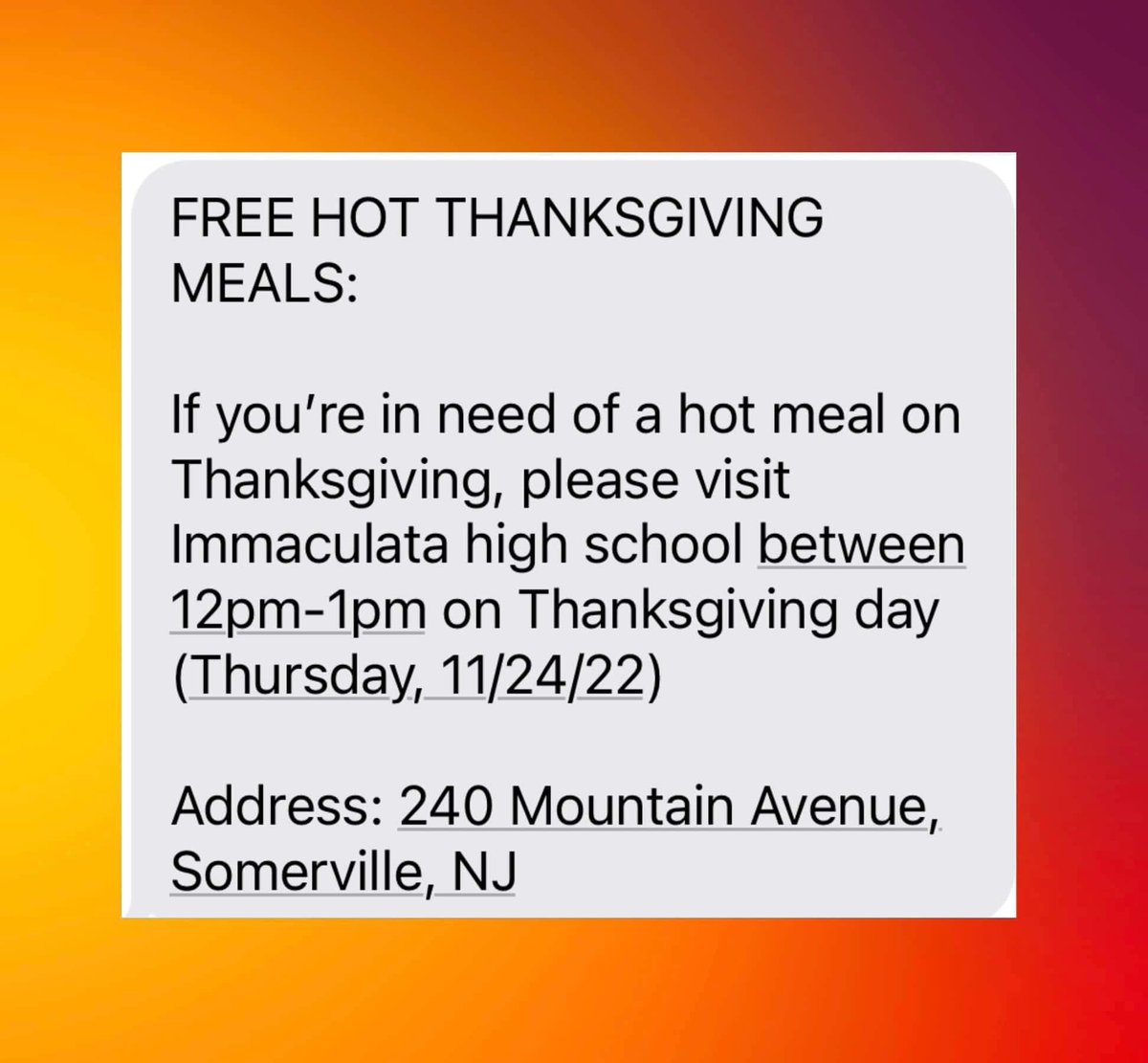 Ville family,  #RetweeetPlease ! 🦃 🥯 🥧  

<a href="/VilleSchoolsNJ/">Somerville NJ Schools</a> <a href="/SomervilleNJPTO/">Somerville NJ PTO</a>