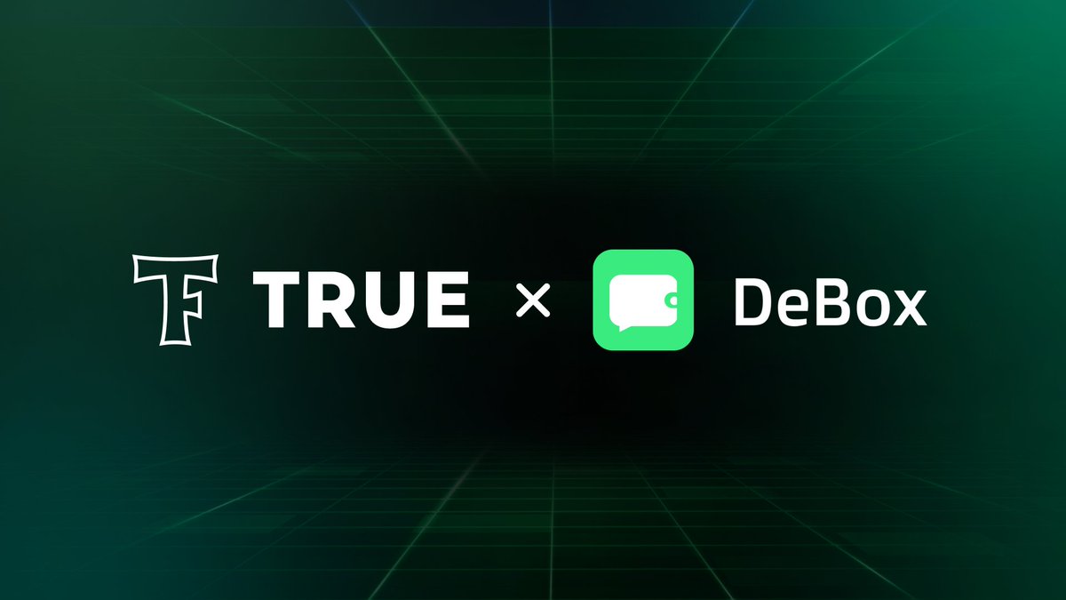 TRUExRock's tweet image. TRUE X @DeBox_Social 

TRUE team is happy to announce a new partnership with DeBox, a #Web3 social platform based on #blockchain DID.

TRUE will be working with the DeBox team in terms of mutual integration, community development, co-marketing, and multiplying Web3 expertise 🔥
