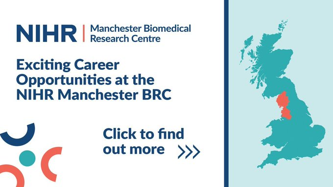 ManchesterBRC's tweet photo. 📢 Join our team!

Can you provide high quality admin, project and marketing support as Innovation Project Officer for our #ManchesterBRC and @ManchesterCRF?

Find out more and apply here 👇
https://t.co/DqMMHpgtvX

 #research #innovation #NHSjobs https://t.co/iQlC3NySf3