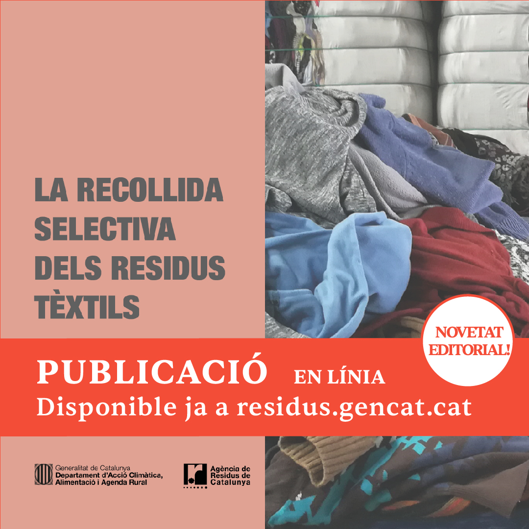 En el marc del Pacte per a La Moda Circular, presentem la Guia de Residus Tèxtils!

👉 A Catalunya, es calcula que generem gairebé 150.000T de #ResidusTèxtils /any. ♻️

👉 Recollim només un 11% del tèxtil generat.

📄 Trobareu molt més a la guia completa:
residus.gencat.cat/web/.content/h…