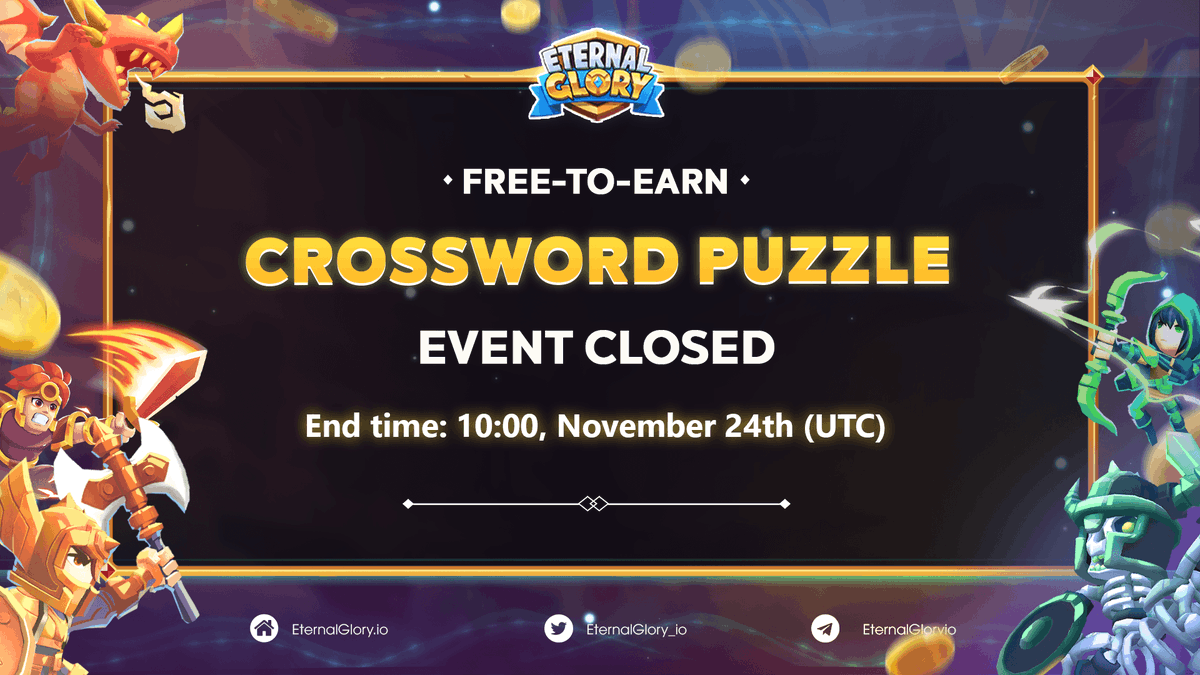 🚩The Crossword Puzzle game is over!! 🧩Thank you all for joining our event! We hope that you guys enjoyed the game ❤️ 🏆 The Winner list will be updated soon! Please keep an eye on our announcements to avoid missing any information!