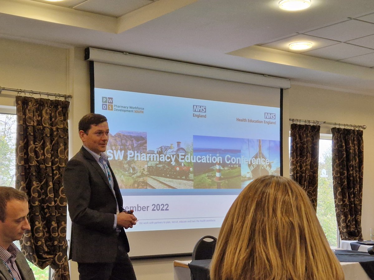 Great start to the @HEE_SouthPharm <a href="/PWD_South/">Pharmacy Workforce Development South (PWDS)</a> SW education conference #SWEdConf22