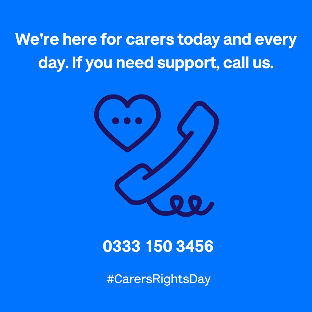 Today is #CarersRightsDay! 👬👫👭 

Sadly, carers, whether paid or unpaid, are overstretched, undervalued and struggling financially.

The Govt must prioritise those #LivingWithDementia and their carers now. 

Sign our open letter: bit.ly/3Rz4nQC

<a href="/CarersUK/">Carers UK</a> #SocialCare