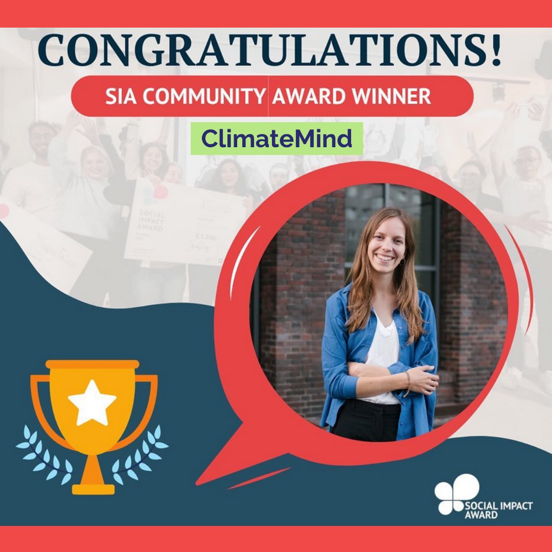 Climatemind_de's tweet photo. Wir haben den Social Impact Award gewonnen - dank euren vielen Votings! Wir sind einfach nur sprachlos. Wir möchten uns bei euch von ganzem Herzen für euer Vertrauen bedanken!

#socialimpactaward #startup #fightforclimatejustice https://t.co/3cbKRLX7fX