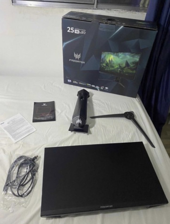 VENDO MONITOR 

Monitor Gamer Acer Predator, 24.5" Full HD, 240Hz, 0.5Ms IPS, G-Sync