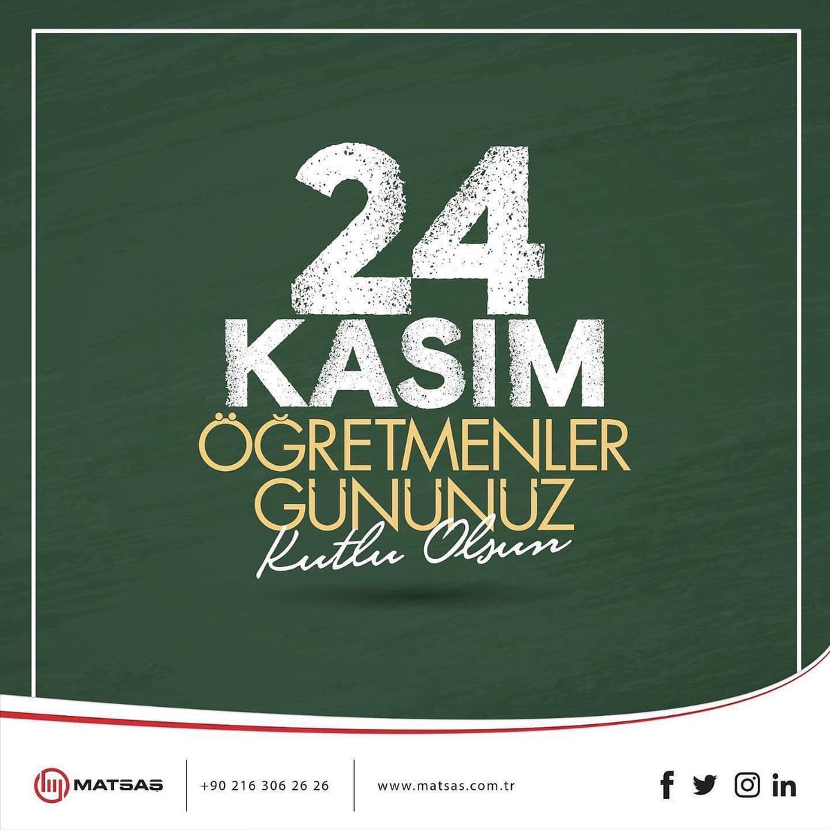 matsasmatbaa's tweet photo. Tüm öğretmenlerimizin “Öğretmenler Günü” kutlu olsun. #24kasımöğretmenlergünü https://t.co/nvBEjj3ZXK