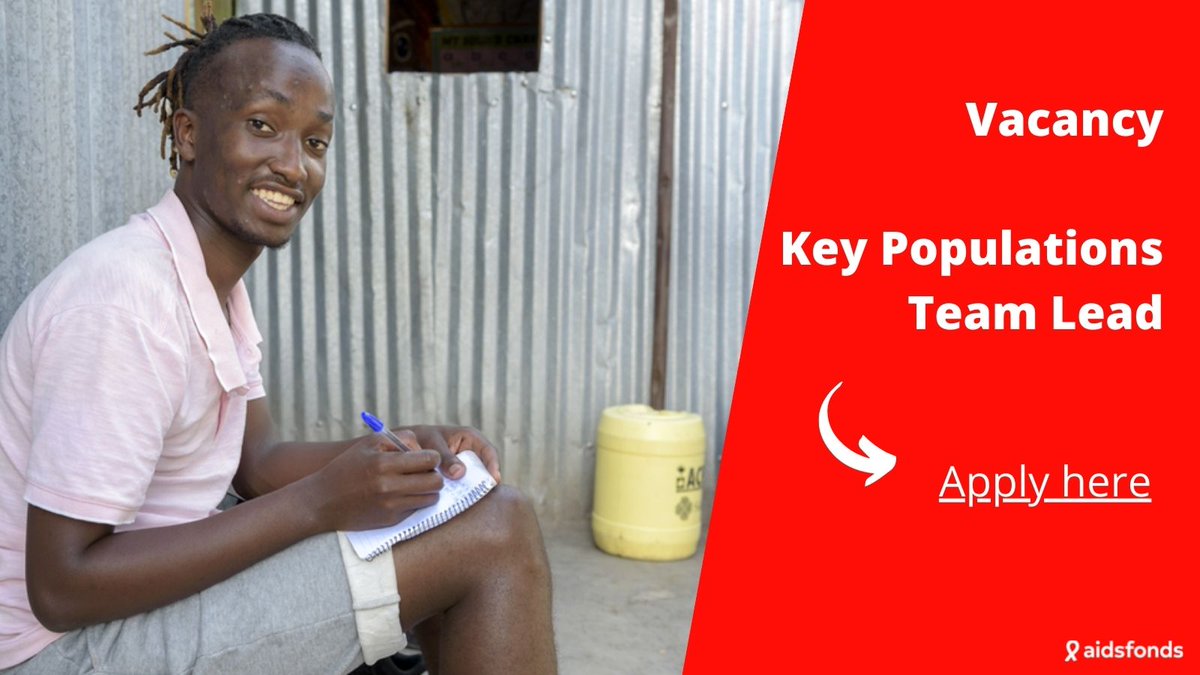 Yplus_Global's tweet photo. #Vacancy alert! 

@Aidsfonds_intl is looking for a Team Leader to join their Key Populations team. 

Find here job description and conditions for application👉https://t.co/7IPQ9ZFXUY https://t.co/vUE7y2LX4y