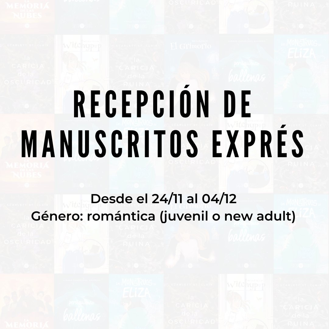 sirenbooksed's tweet photo. Abrimos la recepción de manuscritos por tiempo limitado (del 24/11 al 04/12) para novelas románticas (juvenil o new adult). 

Más información en https://t.co/8xCrFQPSXx https://t.co/jcMwNIEq4D