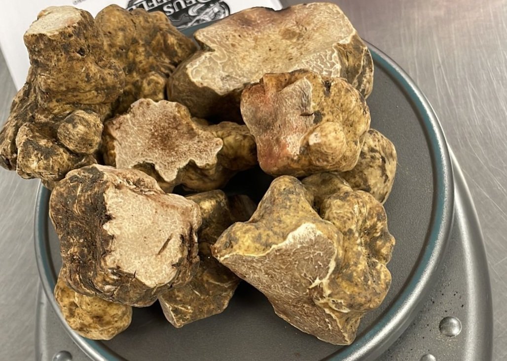 Sybaritic2011's tweet photo. White truffles going out the door today for delivery tomorrow morning. Have you ordered yours for the weekend?
#whitetruffles #restaurant #ingredients #luxury #decadence #aaguide #aarosette #michelinguide #michelinstar #trufflelife #trufflemerchant #sybaritic https://t.co/4SfLmQ6hYj