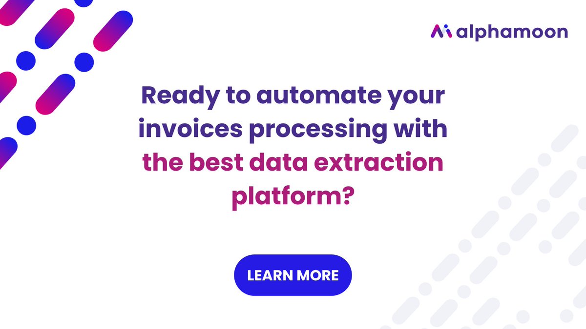 Our platform achieved 82.5% accuracy for #invoices and 89.5% for #receipts, topping the competition: ABBYY, Kofax, Microsoft, and Google 🥇

Read about details of our #research.👇

alphamoon.ai/data-extractio…

#dataextraction #benchmark #accuracy #ai #aivendors