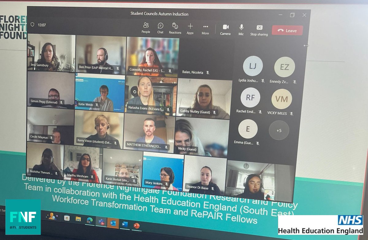Autumn Induction Day for our new #FNFStudents joining the HEE SE ICS Shared Professional Decision-Making Councils Programme has just started🤩 

Leave some advice or words of encouragement in the comment section below as they begin their #HEEFuture journeys 👇
