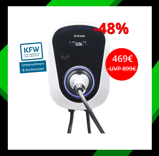 Entratek's tweet photo. Das Black Friday Deal für Elektroauto-Ladestation– Erhalte 48% Rabatt auf die intelligente Entratek Wallbox!  

Unglaublich modern und günstig ist die Power Dot Pro 22 kW. 

Jetzt auf https://t.co/GOT432reoh  bestellen und dein Black Friday Deal sichern. https://t.co/wqSSbijtKi