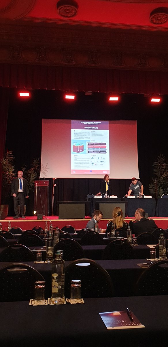 ROBOMINERS Project (@robominers) on Twitter photo Last week, ROBOMINERS has been presented at the EU #RawMaterialsWeek as a 'Horizon 2020 Technology Success Stories' by <a href="/Vitor_EurGeol/">vitor correia</a>. We were also proud to see our movie & poster prominently displayed during all breaks! Watch the movie: youtu.be/Gdn3_knwRf4 Last week, ROBOMINERS has been presented at the EU #RawMaterialsWeek as a 'Horizon 2020 Technology Success Stories' by <a href="/Vitor_EurGeol/">vitor correia</a>. We were also proud to see our movie & poster prominently displayed during all breaks! Watch the movie: youtu.be/Gdn3_knwRf4