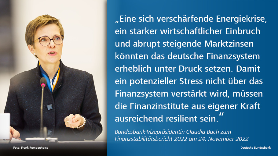 Bundesbank-Vizepräsidentin #ClaudiaBuch zu aktuellen potenziellen Risiken für das deutsche #Finanzsystem bundesbank.de/content/900432 #finanzstabilitätsbericht