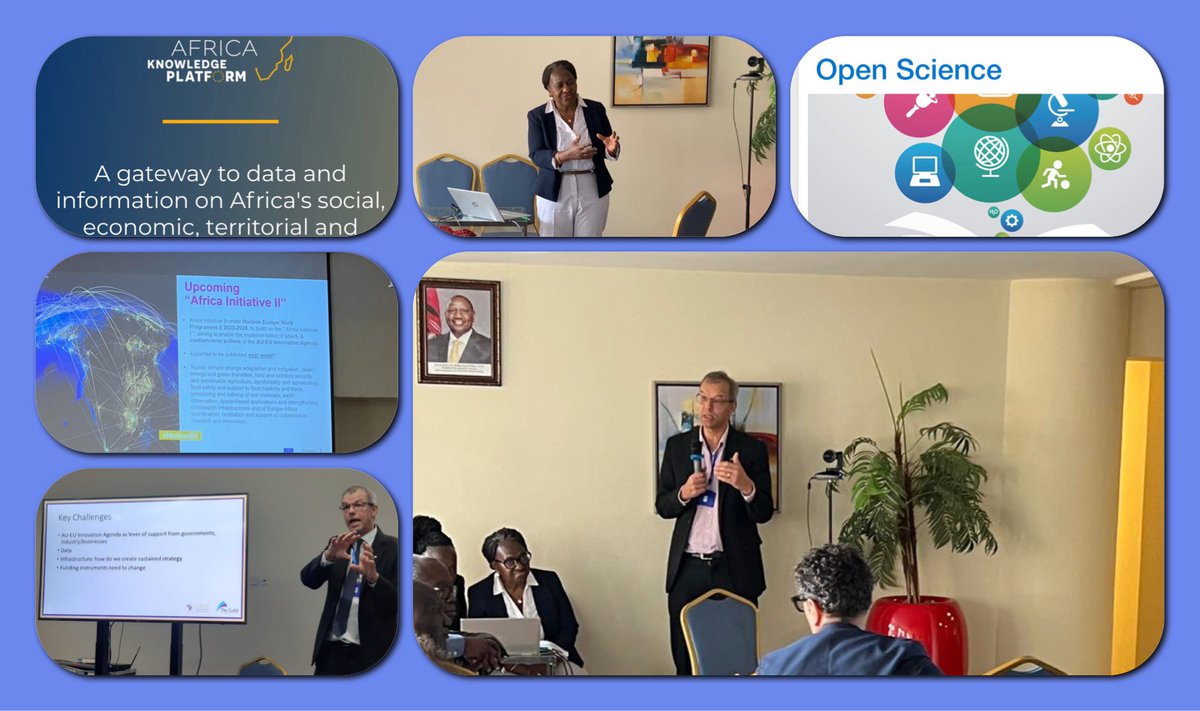 Day 2 of AU-EU Innovation Agenda Stakeholder event in #Nairobi #AUEU The importance of #OpenScience 🇰🇪 🇪🇺