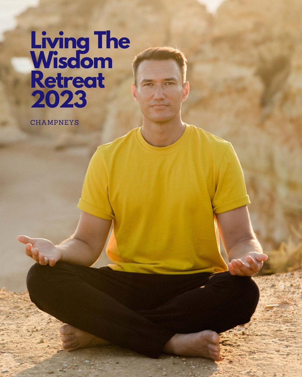 Announcing my 2023 Living The Wisdom Retreat on 24-26th February at Champneys!

Book now by calling <a href="/champneys/">Champneys</a>  on 0343 226 2222.
~
~
~
~
~
#LivingTheWisdom #retreat2023 #Champneys #community #mindfulness