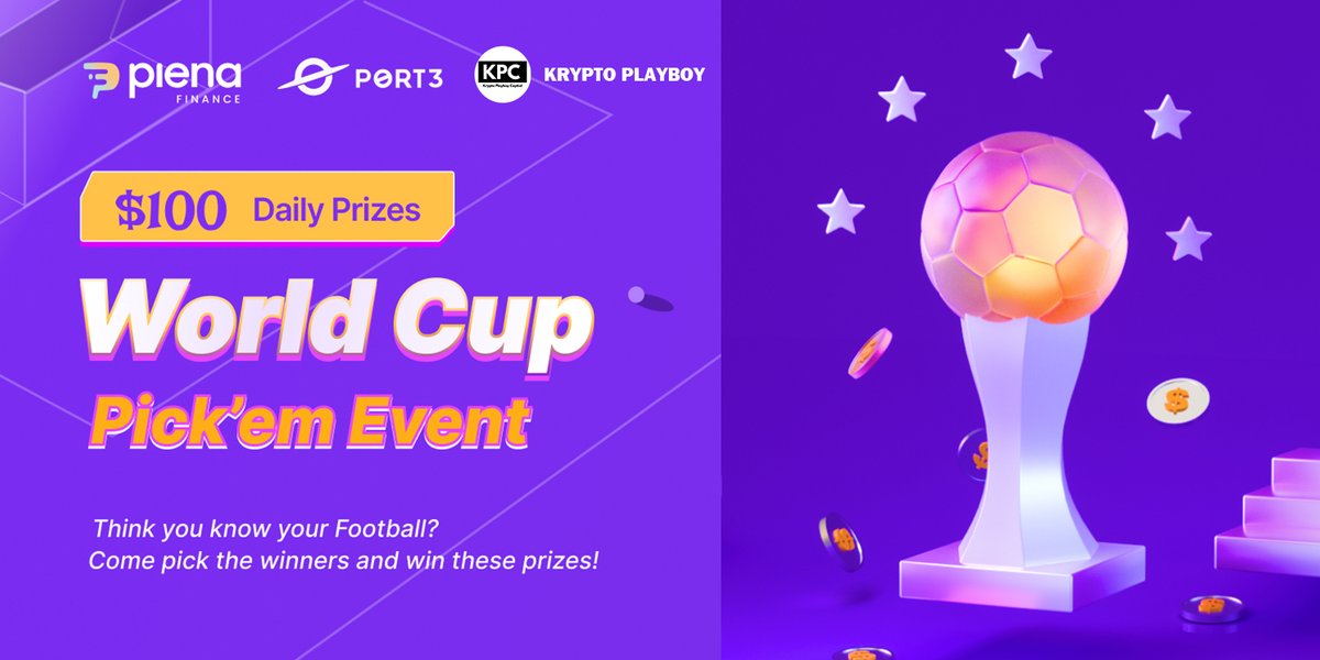 KryptoPlayboy's tweet photo. The World Cup Campaign is up and live! Take some easy money
Serbia playing today, you know who to bet on!!! 🇷🇸🇷🇸🇷🇸
@Port3Network x @PlenaFinance x @KryptoPlayboy #homeofweb3
Link to the tasks
https://t.co/3MhH5zWjbk https://t.co/czLJcJT4u1