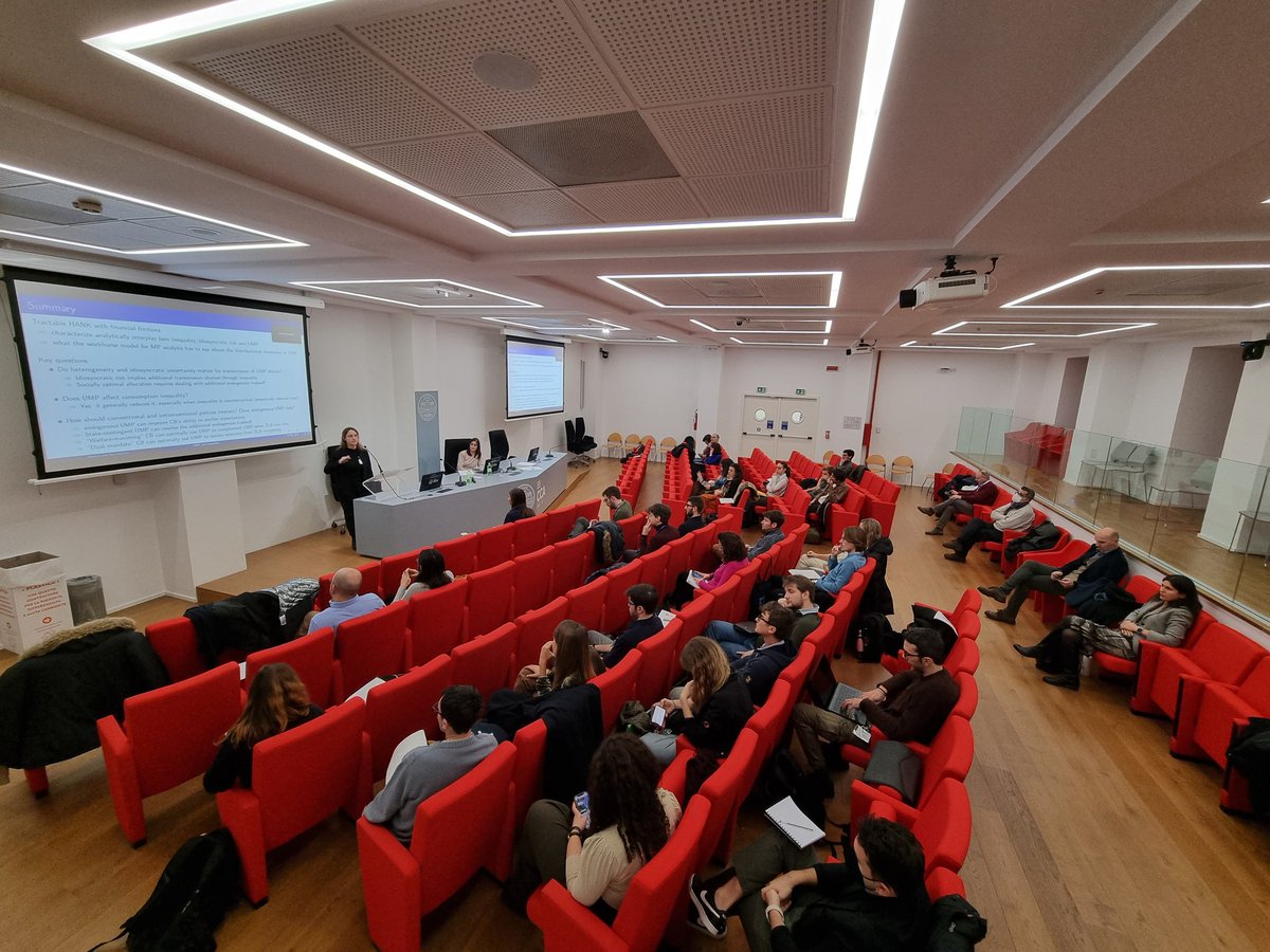 ParetoPhd's tweet photo. Our 15th PhD workshop in economics has now started! https://t.co/bSpQi3S9TD
