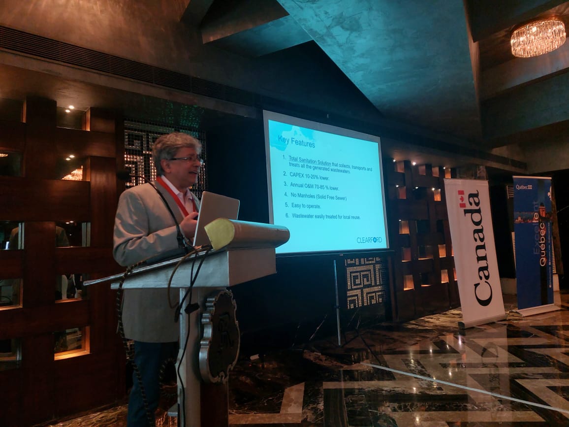 TradeTeamIndia's tweet photo. A few of the companies who took part in our delegation this week were able to showcase #Canada’s capabilities in the wastewater sector to a broad audience in #Mumbai today.
@VibhuSrinivasa
@_PremierTech
@ceresindia
@clearford
#ForwardWater
@YDubash https://t.co/T8wXW54f0C