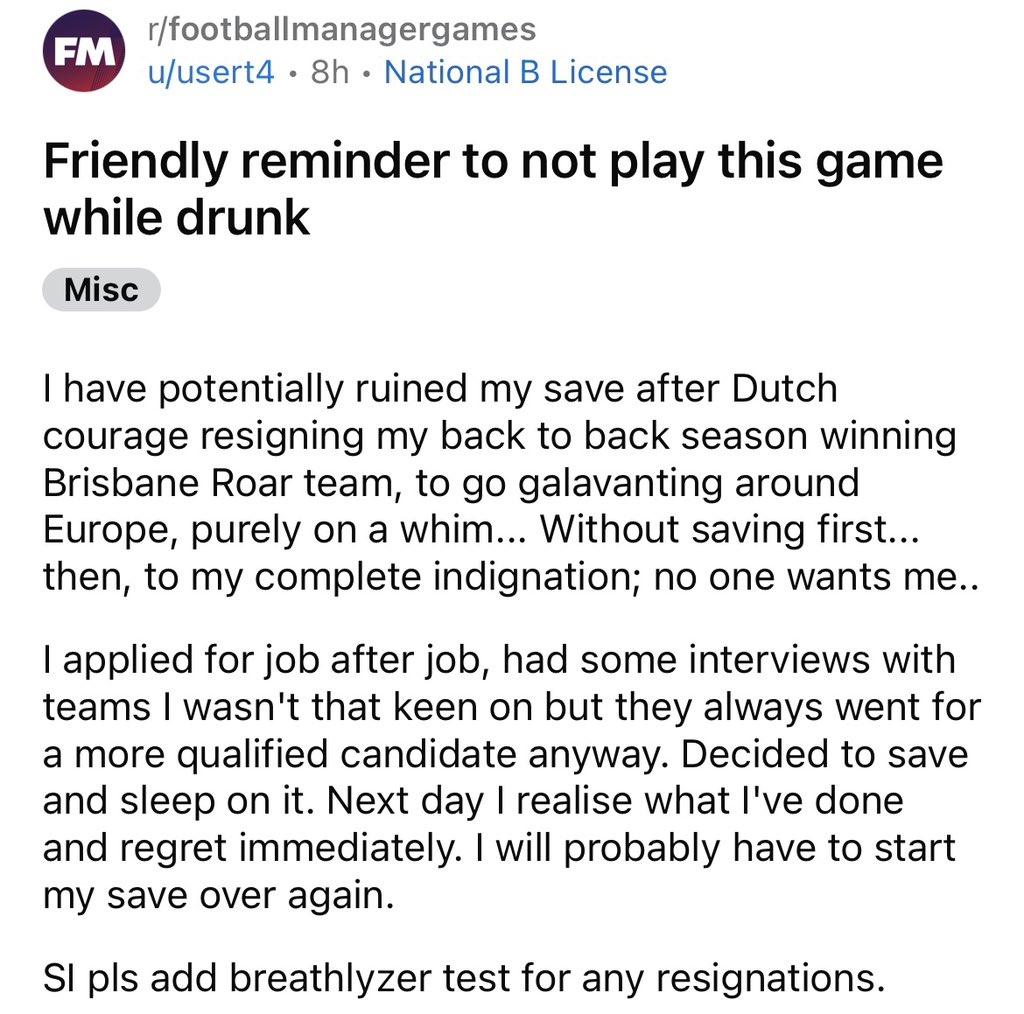 Out of Context Football Manager on Twitter: "https://t.co/WFZmTj7DVE ...