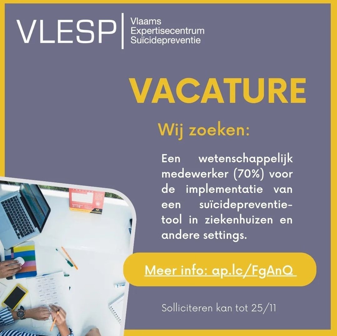 Laatste dag om te solliciteren voor deze boeiende vacature! Meer info: ap.lc/FgAnQ