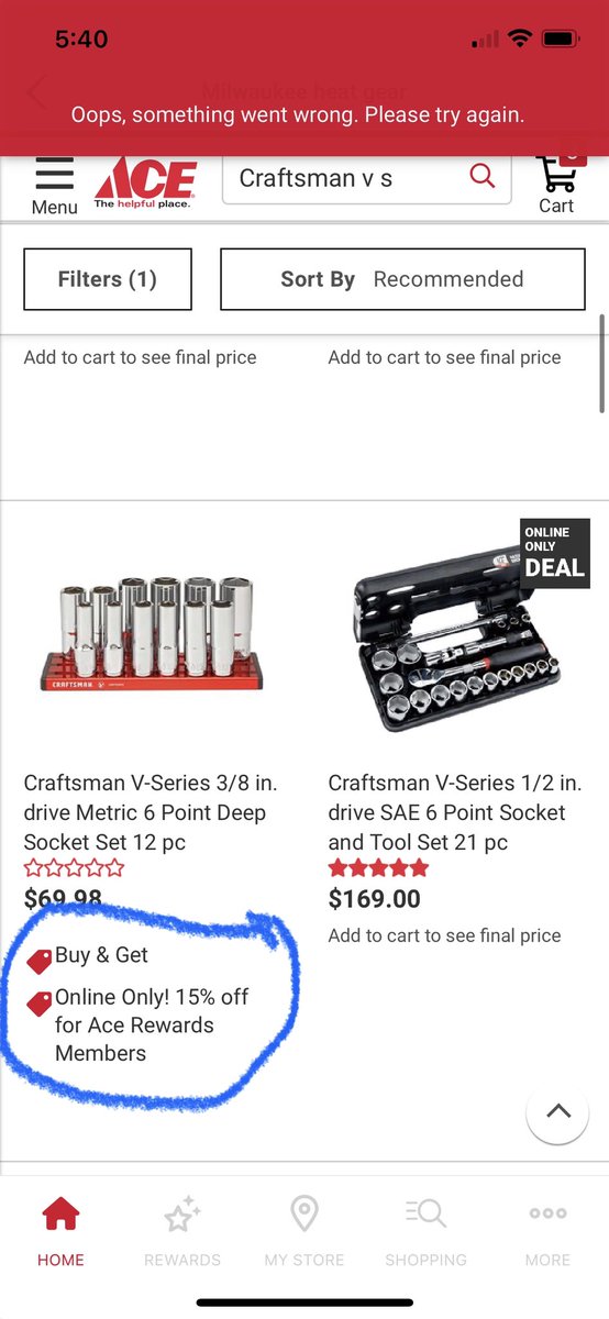 zone_tool's tweet photo. Happy Thanksgiving!!  This is the perfect time to join Rakuten. Get 27% off at Ace &amp; 12% off at others. It does work on some of the Craftsman V-Series items. https://t.co/TKiWKnw5hN https://t.co/4XxrPuv60w