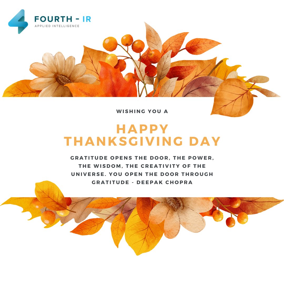 ir_4th's tweet photo. Happy Thanksgiving from 4th-IR! #thanksgiving2022 
At 4th-IR, we are grateful to our team of talented and passionate individuals always pushing to do more and better! #team #grateful #gratitude #power #creativity https://t.co/JuUr197QDW
