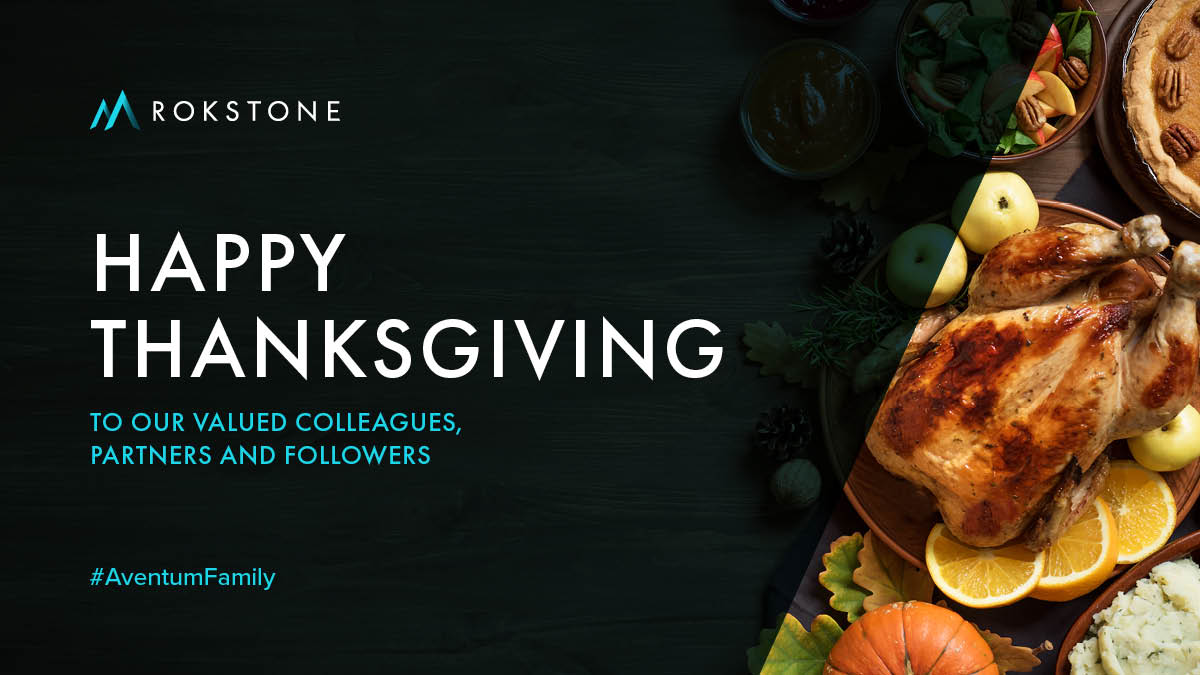 Rokstoneuw's tweet photo. Happy Thanksgiving to all our colleagues, partners and followers celebrating the occasion today. 

We wish you a wonderful day. 🇺🇲

#Thanksgiving #RokstoneFamily https://t.co/9WM8H8awRk