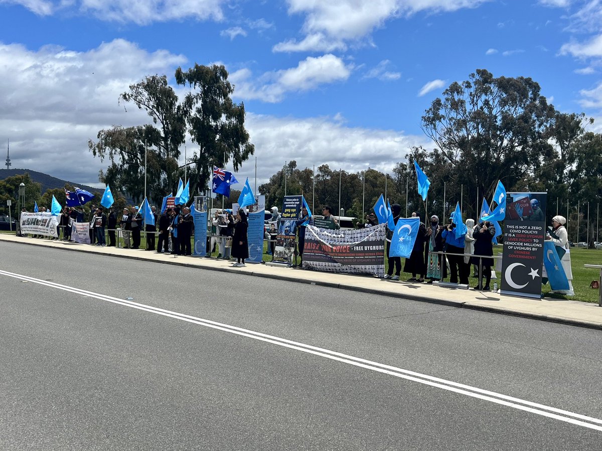 Sophie McNeill (@sophiemcneill) on Twitter photo Honoured to meet <a href="/Dolkun_Isa/">Dolkun Isa</a> <a href="/ZumretErkin/">Zumretay Arkin</a> & their <a href="/UyghurCongress/">World Uyghur Congress</a> members in Canberra this week. Many in the Aussie-Uyghur community drove/flew from Adelaide, Syd & Melbs to also make their voices heard
It’s 5+ years since many saw their families #TargetedSanctionsNow #Xinjiang Honoured to meet <a href="/Dolkun_Isa/">Dolkun Isa</a> <a href="/ZumretErkin/">Zumretay Arkin</a> & their <a href="/UyghurCongress/">World Uyghur Congress</a> members in Canberra this week. Many in the Aussie-Uyghur community drove/flew from Adelaide, Syd & Melbs to also make their voices heard
It’s 5+ years since many saw their families #TargetedSanctionsNow #Xinjiang