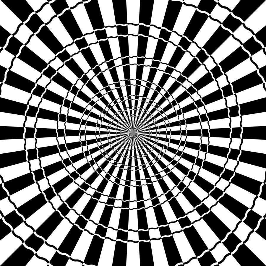 AkiyoshiKitaoka's tweet photo. Concentric circles appear to be entangled. https://t.co/teqxqlR25T