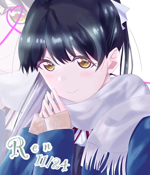去年のを探したらこんな感じでしたマフラー恋ちゃんもいい感じだったなと#葉月恋生誕祭2022 #葉月恋誕生祭2022  