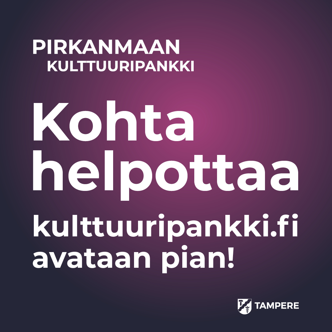 Trekulttuuri's tweet photo. Hoi Pirkanmaalainen kulttuuri- ja taidetoimija!
Pirkanmaan kulttuuripankki -verkkopalvelu avautuu 30.11. Uusi verkkopalvelu kokoaa yhteen ja tuo näkyviin paikalliset kulttuurin- ja taiteentekijät ja heidän tilattavat palvelunsa.
Lue lisää: https://t.co/fVRQTNsdg4 https://t.co/Aeu5plmHWA