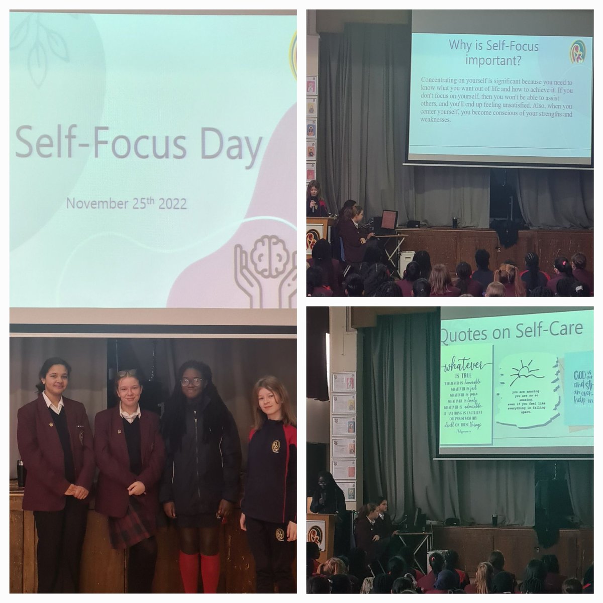 Huge thank you and well done to <a href="/StAnnes_N13/">St. Anne's Catholic High School for Girls</a> Year 7 students who put together and delivered a fabulous year group assembly this morning. #proudachievementleader