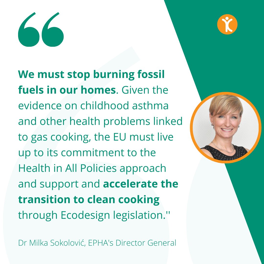EPHA_EU's tweet photo. 🔥Domestic gas cooking appliances are a major source of indoor air pollution, a health risk factor in Europe. 

🚫It’s time to phase them out, as @milkasklvc reminds us.

Read the call and spread the word: https://t.co/srXtZ2uTxY

#indoorairpollution https://t.co/Ug73qIKqIX