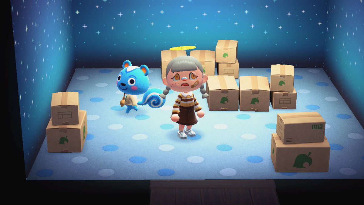 elvinodezeke's tweet photo. Buenos días amigos <3
Tengo a Filberto en cajas, por si a alguien le interesa

#acnh #AnimalCrossing https://t.co/k8TMTOt3Ty