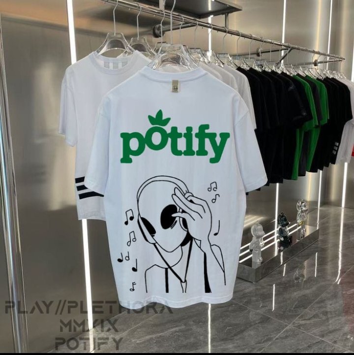 PlayPlethora's tweet photo. Playplethora▶️💦 "potify🍀"
If it's too loud,you're too old
#wearplethora
#Dripdifferent💦 https://t.co/5WADss1D9J