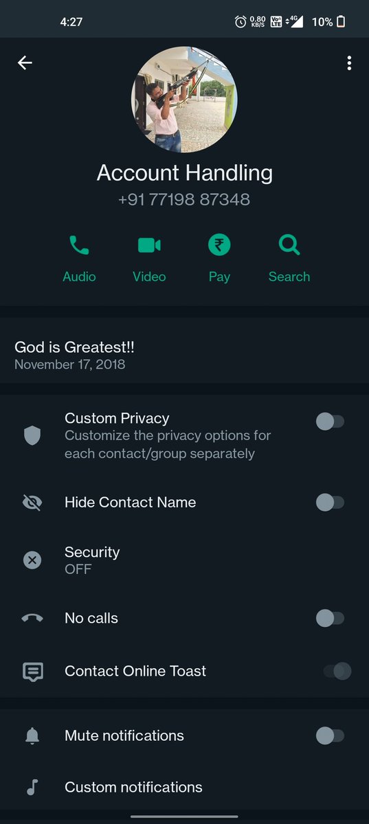 abhipatil017's tweet photo. @PRAFULKULKARN18 This scam guy posting story in WhatsApp using this 1.18 lac screenshot of praful's as if it was his... and fooling people https://t.co/Dt7nwEGaxj