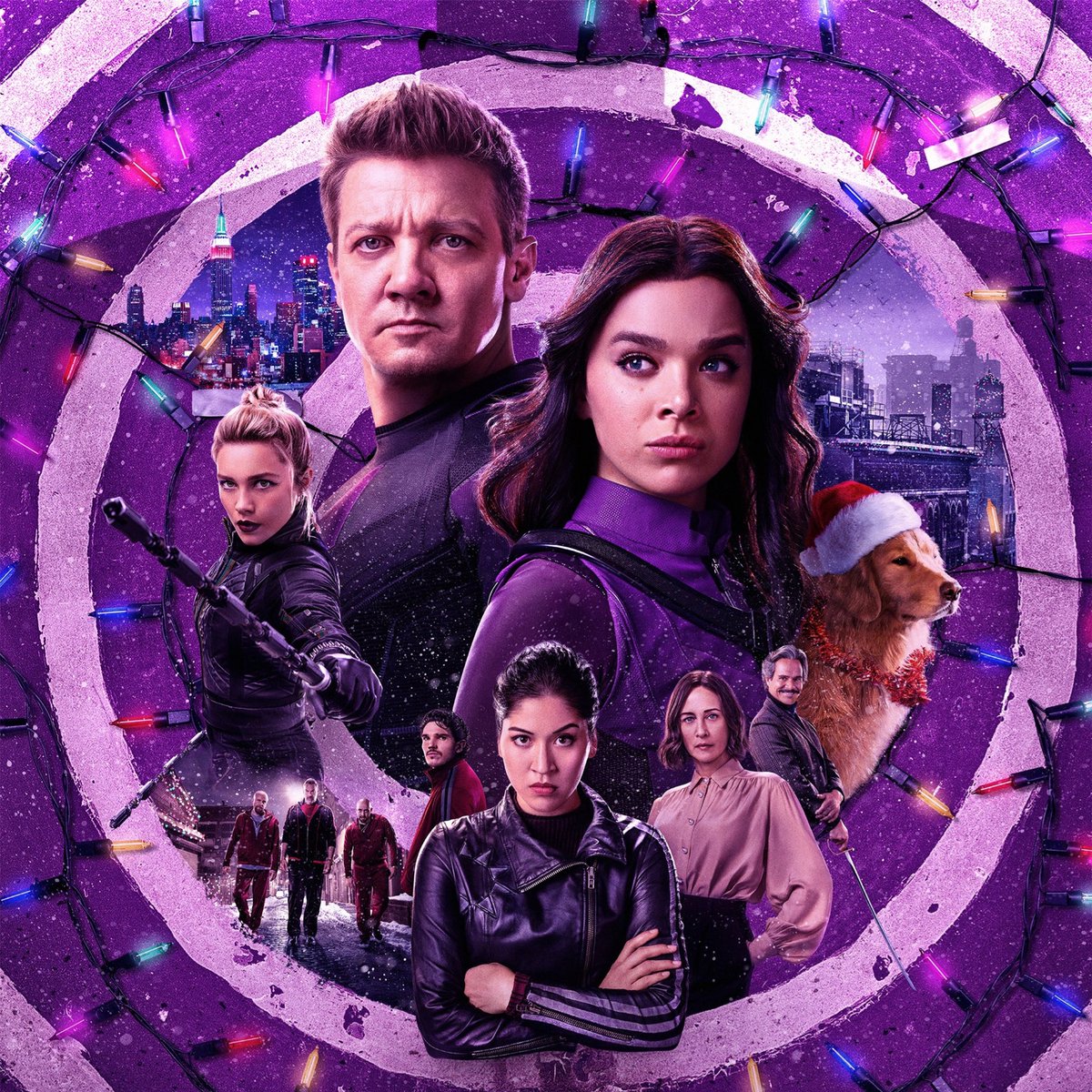 UpdatesHawkeye's tweet photo. Exactly ONE Year Ago, Marvel Studios’ #Hawkeye premiered its first two episodes on Disney Plus!

Thinking about rewatching the show this holiday season? Just sayin... 🤔 https://t.co/U4Xj9HnqQj