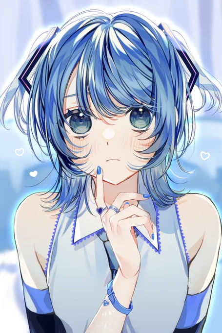 ウルフカットな初音ミク 