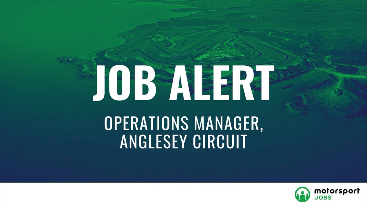 Motorsport_Jobs's tweet photo. Operations Manager role @angleseycircuit

Apply 🔗 https://t.co/uyzbeTnnRH

#motorsportjobs #motorsport #jobs #jobalert #jobsinmotorsport #anglesey #tracmôn #circuit #track #angleseycircuit #trackmanager #marshals #medics #trackday #venue #ARDS #NorthWalesJobs #ynysmôn https://t.co/LNKOmPlJ01